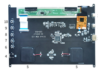 Tendances les plus populaires Écran tactile capacitif portable de 10,1 pouces Affichage LCD Résolution 1280x800 10 points tactiles Utilisation industrielle Multi-OS