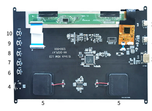 Heetste trends draagbare 10/10,1 inch LCD-scherm <span class=keywords><strong>Raspberry</strong></span> <span class=keywords><strong>Pi</strong></span> 4 met luidsprekerknop - Product Image 3
