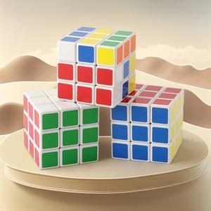 <span class=keywords><strong>Cubo</strong></span> Mágico <span class=keywords><strong>3x3</strong></span> Mini Nostálgico de 57cm, Colorido, Suave, de Alta Velocidad, con Guía Secreta, Juego de Rompecabezas, Venta al Por Mayor - Product Image 2