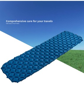 Outdoor Single Ultra-light Portable Camping <b>Mat</b> Foldable Nest Sleeping <b>Mat</b> <b>Waterproof</b> Moisture-proof Automatic Inflatable - Product Image 2