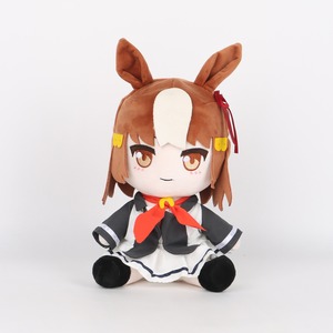 <span class=keywords><strong>Uma</strong></span> Musumes Pretty Derby: Peluche de Caballo, Figura de Juego de Anime, Muñeca de Peluche de Dibujos Animados, con Sombrero de Castaño Pequeño - Product Image 4