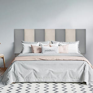 艺术3d剥离棒安装软垫墙板麂皮皮革覆盖软聚氨酯泡沫儿童床头板 - Product Image 3