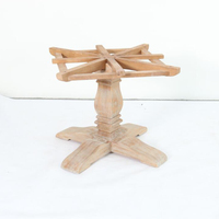 Nouveau design, ensemble de tables à manger rondes en bois massif fabriquées à la main, table de banquet de mariage, table à manger pour événements en plein air