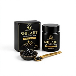 Résine de Shilajit de votre marque, 20g, extrait minéral naturel pur, qualité alimentaire supérieure, contenant en verre - Product Image 1