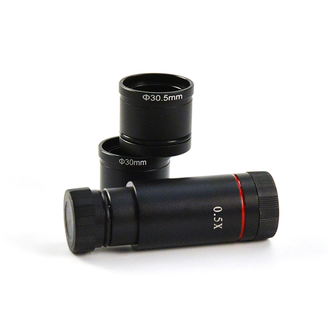 0.5X Reduction Lens Microscope Narrow Lens Eyepiece C-cmount Adapter for Camera Digital Eyepiece Make Viewing Bigger