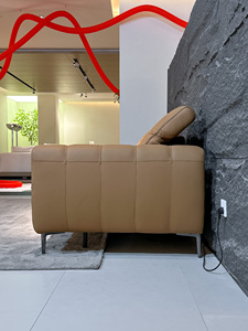 3 koltuk oturma odası mobilya Villa güç <span class=keywords><strong>Recliner</strong></span> kesit kanepe elektrikli kafalık elektrikli uzanmış kombinasyonu fonksiyonel kanepe - Product Image 4