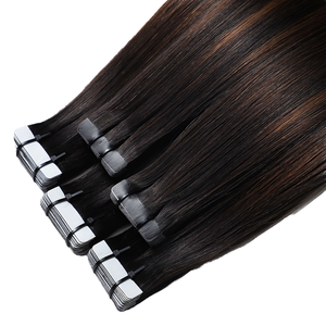 Extensiones de Cabello Virgen Brasileño de Lujo al por Mayor, Súper Doble Trama, 100% Humano Remy, Trama Única, Balayage, con Cinta Adhesiva, Cutícula Alineada - Product Image 2