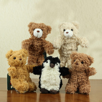 Adorable mini porte-clés en peluche ours en peluche, ours de dessin animé, ornement suspendu, poupée de grue à pinces, petit cadeau quotidien