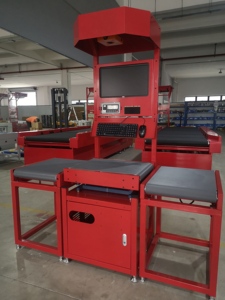 Fengwang Automatische Paketprüfwaage Statisches DWS-Maschinensystem mit Motor Dimensions- und Gewichtsermittlung Barcode-Förderband - Product Image 5