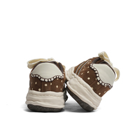 Baskets décontractées unisexe personnalisées en cuir véritable de haute qualité, à bout coquille, semelle épaisse et souple, à tige basse