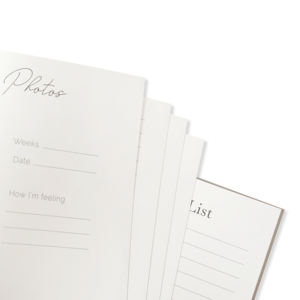 Impresión personalizada Mi diario de embarazo Recuerdo de tapa dura <span class=keywords><strong>Maternidad</strong></span> <span class=keywords><strong>Prenatal</strong></span> Diario Mensual Registro de memoria Mamá y bebé Diarios - Product Image 4