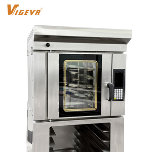 Horno Rotatorio de Aire Caliente Comercial de 5 Bandejas, Horno de Acero Inoxidable de Alta Eficiencia para Pan, <span class=keywords><strong>Pizza</strong></span> y Productos de Panadería - Product Image 3