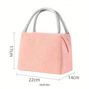 Sac isotherme en tissu Oxford avec bandoulière, idéal pour les repas à emporter, l'école, le travail, les pique-niques, sac à lunch isotherme - Product Image 5