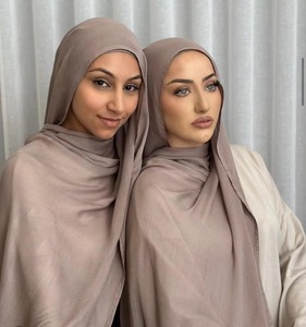 Breathable Light Weight Soft Cotton Rayon Viscose Woven Modal Muslim Women Shawl Hijab Scarf - Product Image 5