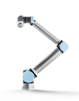Bras robotique collaboratif en aluminium à 6 axes UR12e, charge utile de 12,5 kg, portée de 1300 mm, garantie d'un an, pour le soudage, la palettisation, le ramassage et le placement