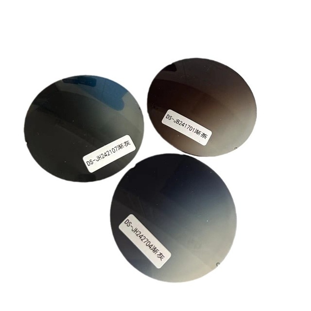 CR-39 Optical Lens 1.499 Gray Tinted Resin Hot Selling Custom Polarized Lenses for Single Vision Sunglasses