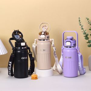 Custom 316 Stainless Steel Eco-Friendly Anti-Slip Vacuum Insulated Water Bottle Double <b>Wall</b> BPA Free Leak-Proof Large Capacity - Product Image 1