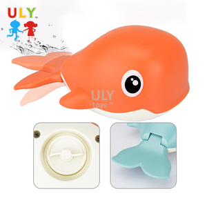 Nouveau design de jouets de bain de baleine de natation mignons pour enfants jouets de bain de bébé en plastique à remonter pour la douche et la salle de bain - Product Image 4
