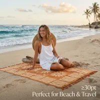 Serviette turque 100% coton, hammam peshtemal, fouta, serviette de plage, séchage rapide, légère, avec franges, pour spa, gym, camping