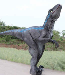 Costume de dinosaure Velociraptor réaliste personnalisé pour adultes, pour spectacle, tenue de dinosaure <span class=keywords><strong>Raptor</strong></span> de <span class=keywords><strong>Jurassic</strong></span> World pour parc d'aventure - Product Image 6