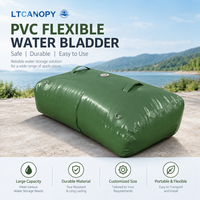Réservoir d'eau gonflable pliable Litong pour l'irrigation agricole, 15000L, en PVC