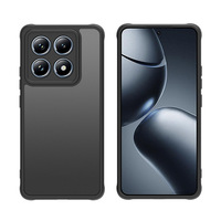Étui de téléphone antichoc avec airbag pour Xiaomi Redmi Note 15 Pro+ Texture mate soyeuse Étui de téléphone haut de gamme pour Redmi Note 15 Pro