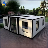 Vente en gros de villas portables à montage rapide, maison conteneur extensible de 10 pieds avec panneaux sandwich, bon prix