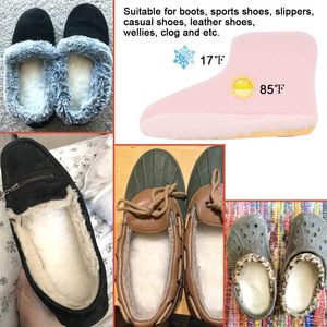 Solette Premium in Lana di Pecora per Sport, Uomo e Donna, Inserti Caldi in Pelliccia Sintetica Spessa per Scarpe, Stivali, Pantofole e Sneakers - Product Image 5