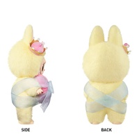 Authentique Pop Mart Labubu Let's Checkmate Series Vinyl Plush Toy Doll King Queen Hanging Card Pendant Keychain