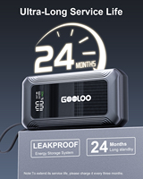 GOOLOO 12V 3000A USB-C Portable G7 Pengisi Daya Darurat Aki Mobil Multifungsi Power Pack Bank Daya Darurat Lampu LED