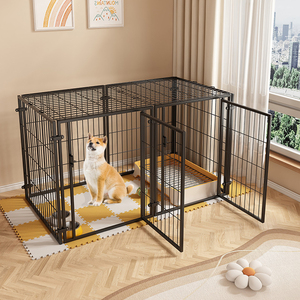 Jaulas Metálicas para Perros 2025, Diseños Ventilados y Resistentes, Uso en Interiores, Garantiza la Seguridad y Comodidad de las Mascotas, Caja Transportadora, Embalaje Sólido, Clásico - Product Image 1