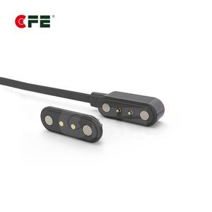 スマートウォッチ用磁気コネクタ2ピンPogo Pinウェアラブルデバイス用磁気充电ケーブル高速充电 & セキュア - Product Image 1