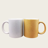 Juego de Tazas de Café de Cerámica con Degradado, Personalizables por Sublimación, con Brillo Dorado, Ecológicas, Libres de BPA, Aptas para Lavavajillas, Novedad 2025, Venta al Por Mayor