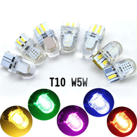 T10 W5W COB LED Kennzeichenbeleuchtung 6000K 12V 2W 168 194 Weiß Gelb Rot Blau Lila Eisblau
