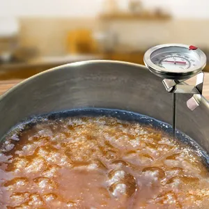 Deep Fry Dial Termômetro Com Leitura Instantânea, 12 "Aço Inoxidável S18/8 Stem Cozinhar Carne, Churrasco, Termômetro de doces