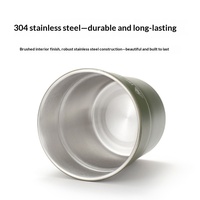 Tasse à boire en acier inoxydable, verres à boire ultralégers, tasse à café de camping, tasse à eau pour voyage, barbecue, randonnée, pique-nique, pêche