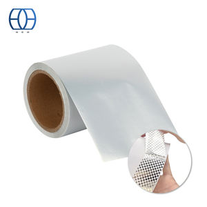 Film <span class=keywords><strong>VOlD</strong></span> anti-contrefaçon argent mat HCH-VPT256 25μm/colle à solvant/rouleau Jumbo en verre blanc 80gsm (demi-transfert) - Product Image 1