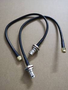 Cáp đồng trục mở rộng 6inch 10 15 20cm SMA Nam để BNC blkhd strgt RG58 lắp ráp cáp 20cm RF Cáp - Product Image 3