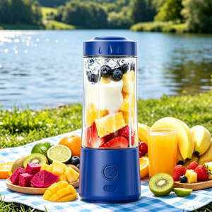 Compact Ice Crushing Blender Portable Juicer for Fresh Smoothies USB Powered Orange Juicer for Outdoor & Home BPA-Free - Product Image 1