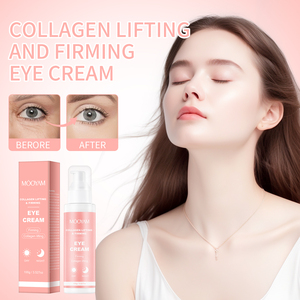 Crema Reafirmante de Ojos con Colágeno de Marca Privada OEM, Hidrata, Reduce las Ojeras, Blanquea e Ilumina los Ojos - Product Image 2