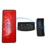Couvre-pédale de repose-pieds pour accélérateur et frein de voiture, compatible avec Mitsubishi Pajero Lancer EX