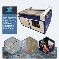 Machine de pliage à chaud JX AUTO CNC pour feuilles de plastique PMMA, PVC, PP, PE, PC, PET, acrylique, 1000 mm, 1300 mm