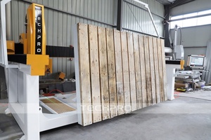 Techpro 4 + 1 CNC Router đá cẩm thạch Granite đá tự nhiên Máy cắt 5 trục CNC cầu đã thấy máy - Product Image 5