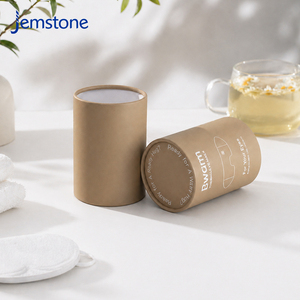 Custom UV Printing Craft Heated Eye Mask Cardboard Paper Tube Package Wholesale Biodegradable Cylinder Packaging <b>Gift</b> <b>Box</b> - Product Image 6