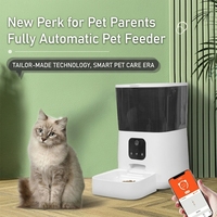 Distributeur automatique de nourriture pour animaux de compagnie Furrivo 6L, contrôle par application, 1 à 8 repas par jour, enregistrement vocal de 5 secondes, double alimentation de secours, chiens, chats, OEM