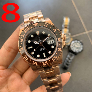 Nouveauté montre-bracelet à double temps 40MM lunette en céramique mouvement 3285 montre mécanique automatique - Product Image 4