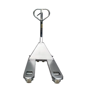 Transpaleta manual hidráulica de acero inoxidable de 2000/2500/3000Kg de capacidad, carretillas elevadoras manuales, carros y carritos de mano, producto - Product Image 2