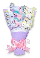 2025 saint valentin cadeau animaux en peluche Bouquet ours jouet licorne fleurs personnalisé promotionnel en peluche licorne ours fleurs
