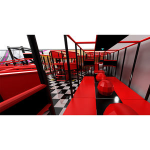 Attrezzature per Parco Giochi al Coperto su Misura con Scivoli, Altalene e Funzioni di Arrampicata - Ecologiche per Bambini dai 3 ai 12 Anni - Product Image 5