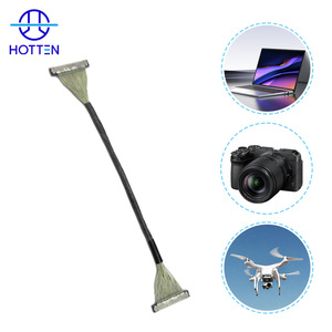 超極細42AWG 30P 0.4mm DF36マイクロ同軸LVDSケーブル（組込みディスプレイ、ドローン用LVDSケーブル、30ピン） - Product Image 2